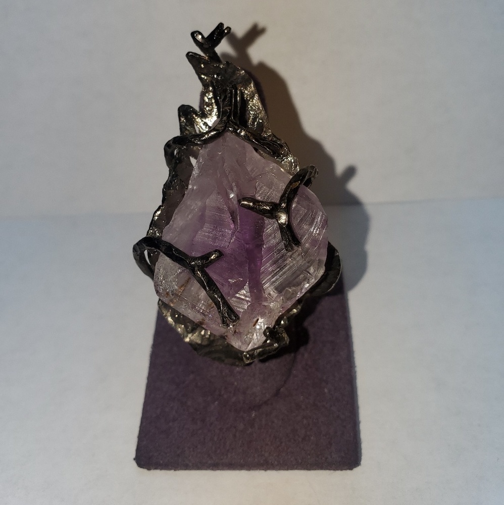 Antique Amethyst Energy Ring